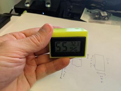 Cheap Amazon Mini Hygrometer Thermometer Holder for Enclosure