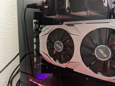 Adaptador slots pci GPU vertical