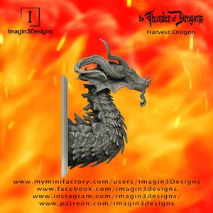 Pre-supported Harvest Dragon without Cornucopia