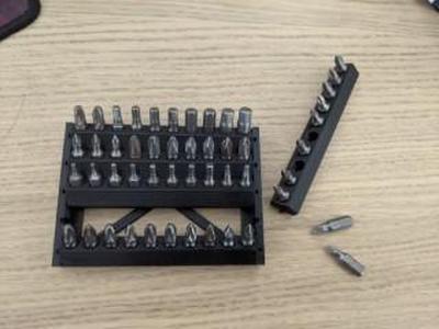 Hex Bit Holder Wall Mounted