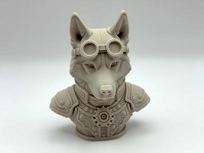 Husky Steampunk Bust