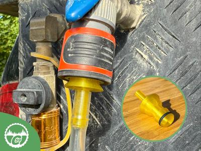 Gardena 1/4 Tube Shower Hose Adapter