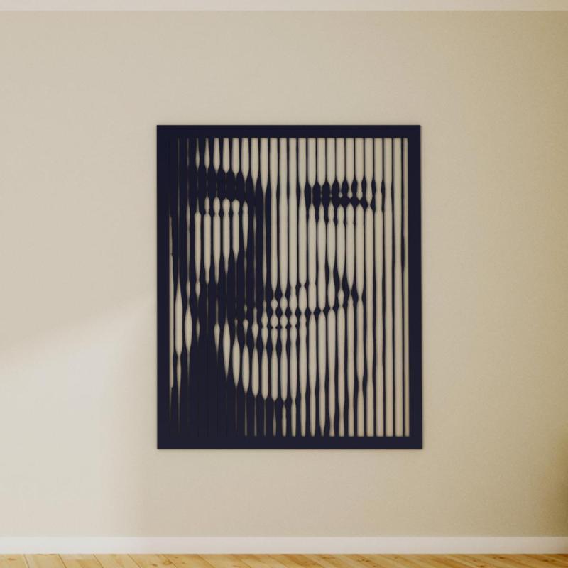 Halftone wall sticker Marlon Brando