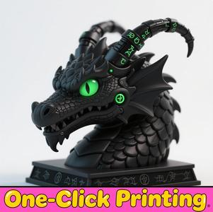 Dragon head sculpture