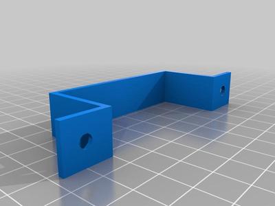 Customizable desk mount for cables, PSU or USB hubs (or handlebar)