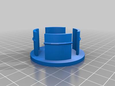 Pipe (tube) end cap 48mm 2x3.2mm
