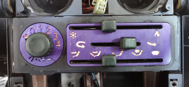 Miata HVAC panel