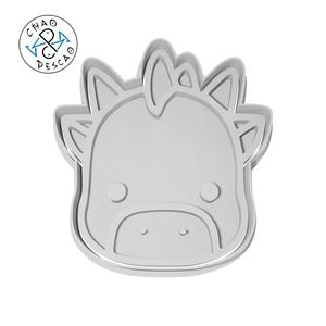 Cow - Animal Kawaii Heads (no 4) - Cookie Cutter - Fondant - Polymer Clay