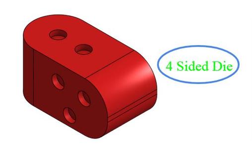 4 Sided Dice