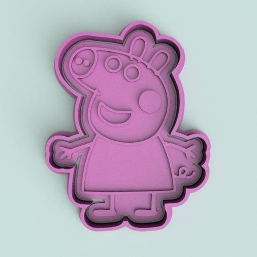 peppa pig cutter + stamp / peppa pig cutter + stamp