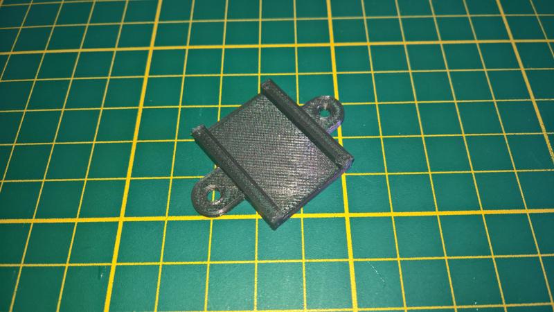 Holder for aluminum LED profile