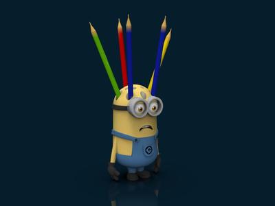 Minions - Pencil Holders and Brushes