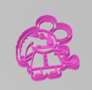 Cookie Cutter Elephant Peppa Pig Cookie