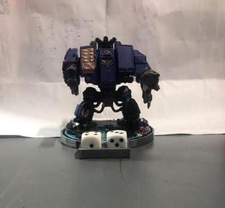 Base with dice for 65mm base