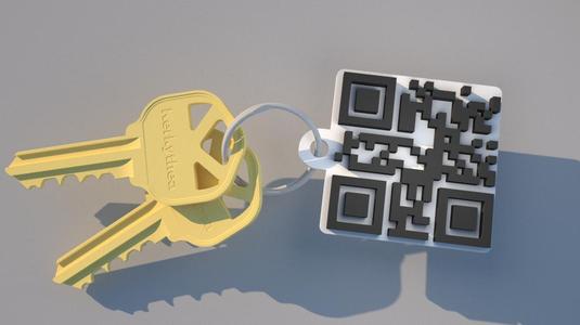 DIY QR CODE nametag !