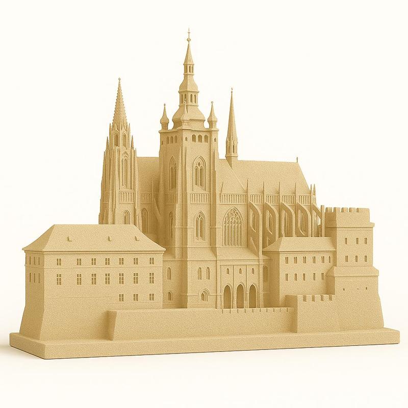 Prague Castle - 3D Model of the Historical Complex of the Czech Republic