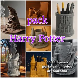 Pack X8 Harry Potter - Pencil holder, Incense holder and Magic Organizers
