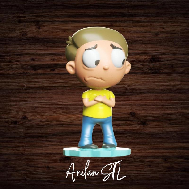 Morty Smith Chibi - 3D STL Rick and Morty Figure