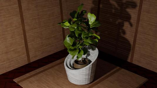 Decorative Stepped Flower Pot