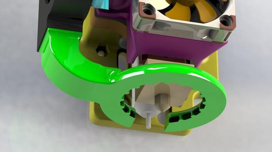 Lion Fan Duct for Morninglion Industries Carriages & Others! Full Circle & Cutout!