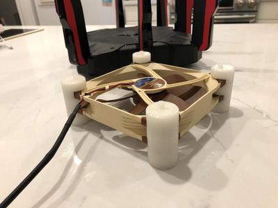 tp link ac5400x / ax11000 and noctua 140mm cooler support leg 