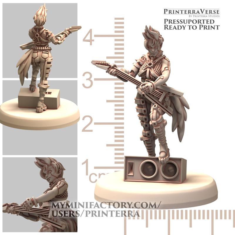 033 TECHNOPUNK Scifi Rocker Musician Taylor Siff