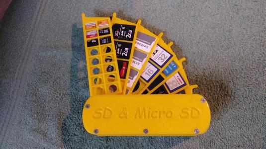 SD & Micro SD Card Holder