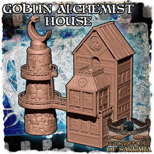 Fantasy Goblin Alchemist Town House