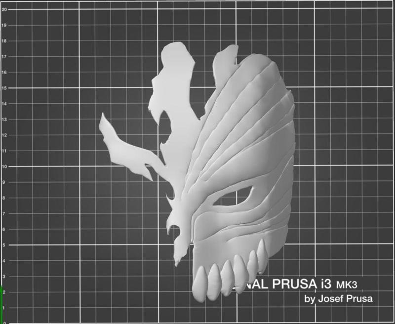 Ichigo Kurosaki Half Hollow Mask Bleach
