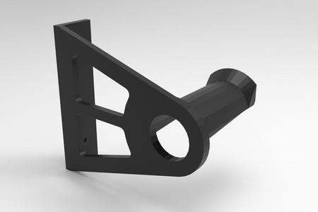 Simple Wall Mounted Spool Holder ("light" remix)