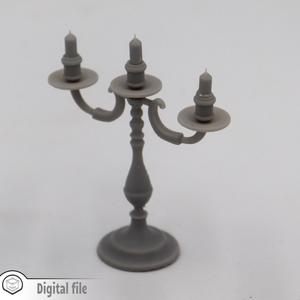 1:12 miniature Three candle support