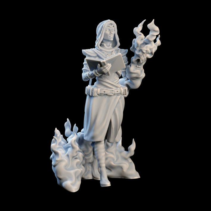 Fire Sorceress - Swords and Magic Kickstarter