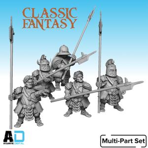 Armored Halfling Halberdiers