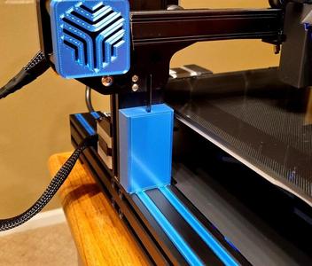 Z Sensor cover with v-rails