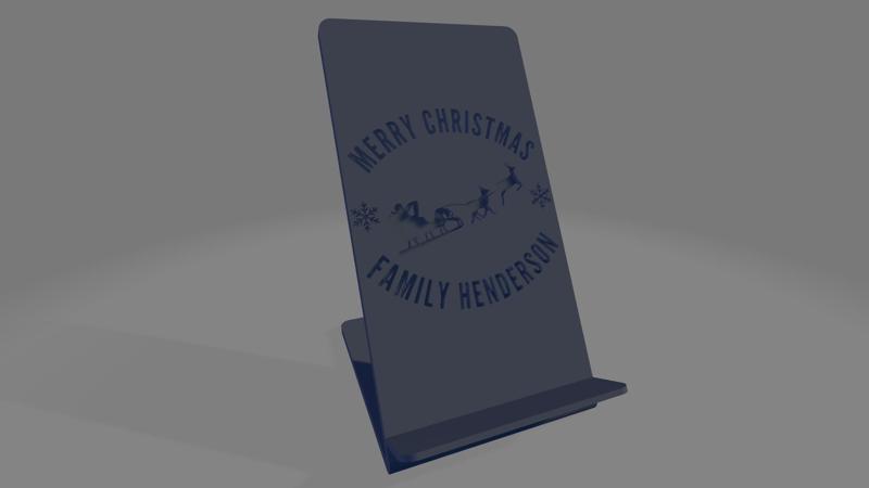 Henderson Family Christmas Phone Stand – The Perfect Holiday Gift!