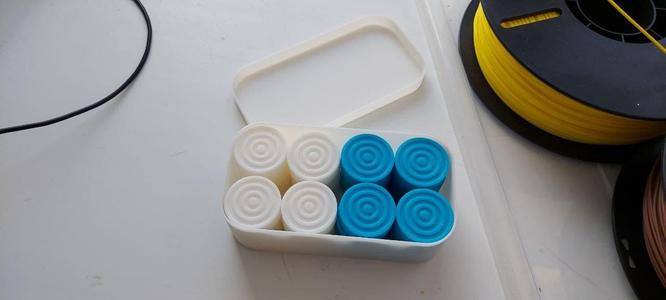 Simple checkers with neat storage box for 8x8 board