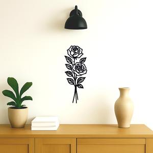 Flower-shaped wall decoration