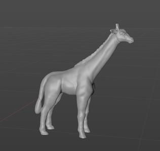 Giraffe 3D digital model
