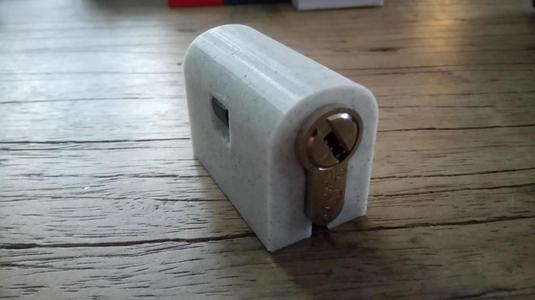 Locksport Double Euro Lock Vice Holder