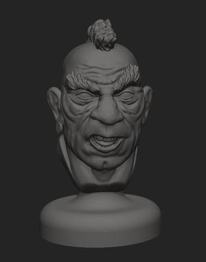 the Dwarf bust