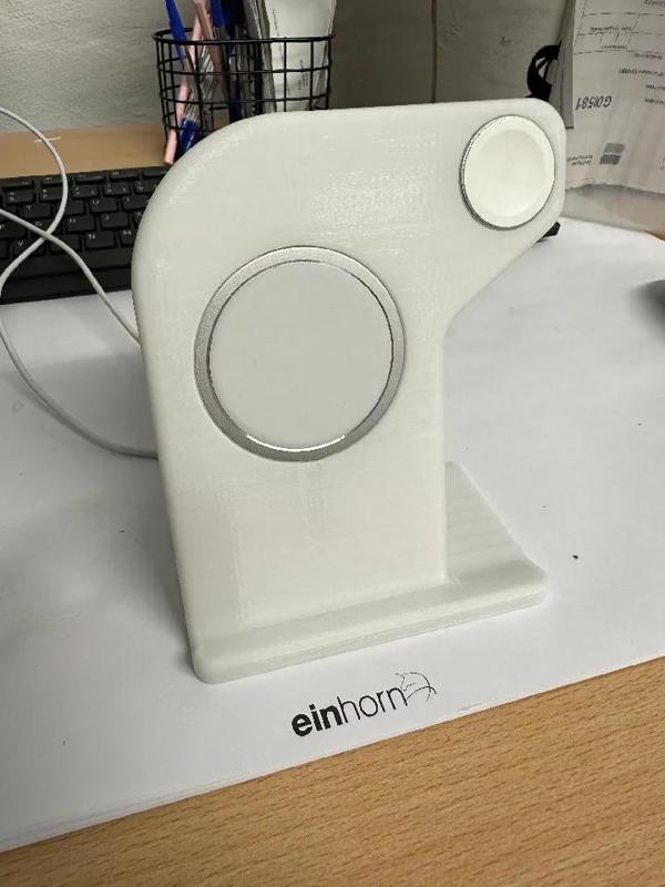 Iphone und Apple Watch Ladestation für original Magsafe Ladegerät   