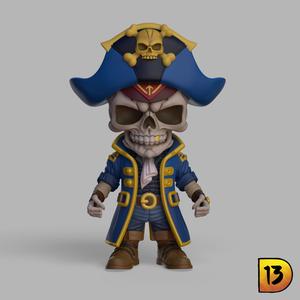 MINIPRINT R003 - SKULL PIRATE