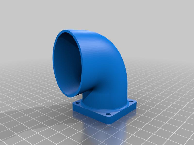 Tuyère FAN 40x40 coudée