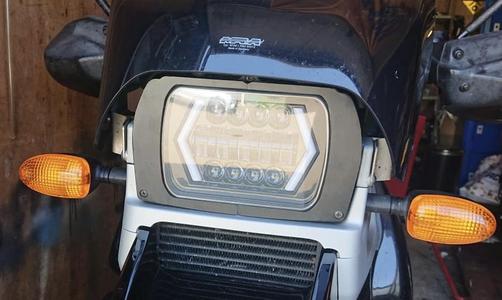 BMW R1100GS bracket for Jeep head light