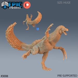 Therizinosaurus Mount ‧ DnD Miniature ‧ Tabletop Miniatures ‧ Gaming Monster ‧ 3D Model ‧ RPG ‧ DnDminis ‧ STL FILE