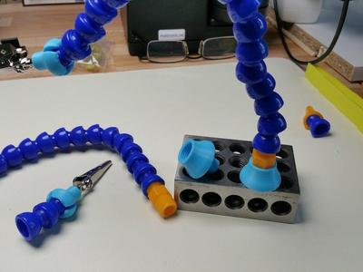 Helping hand from coolant tubes