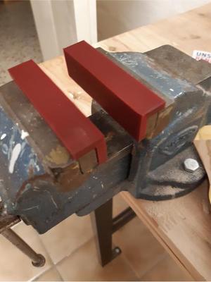 Clamp jaws for 78 mm vice