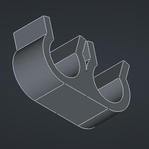 Volvo C30 AC compressor lines clip