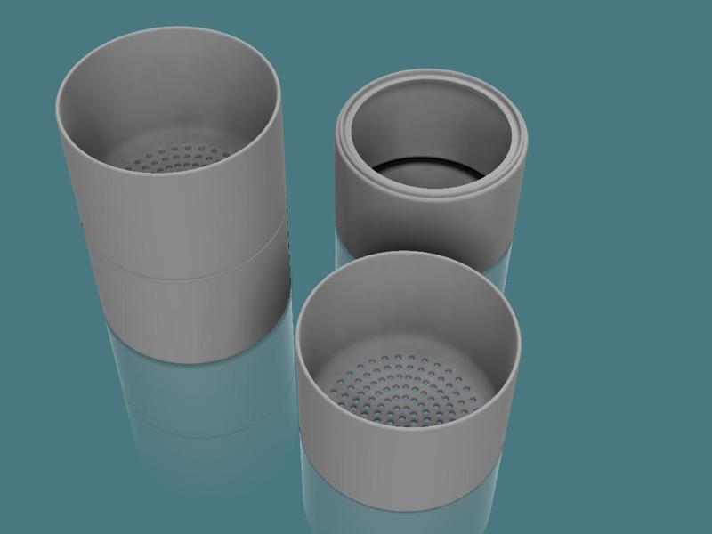 Kefir Strainer with 1L Collection Vessel