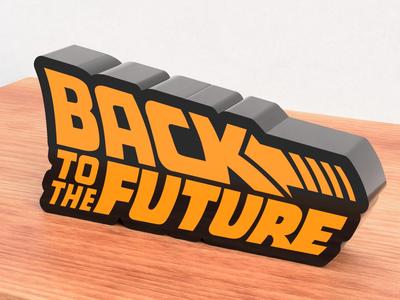 Back to the Future Lightbox/Frame